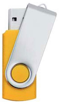 Clef-usb-ecologique-avec-logo-jaune