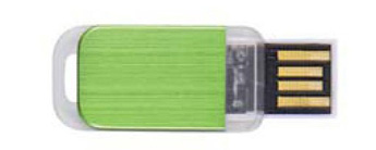 vert - Clefs usb avec logo